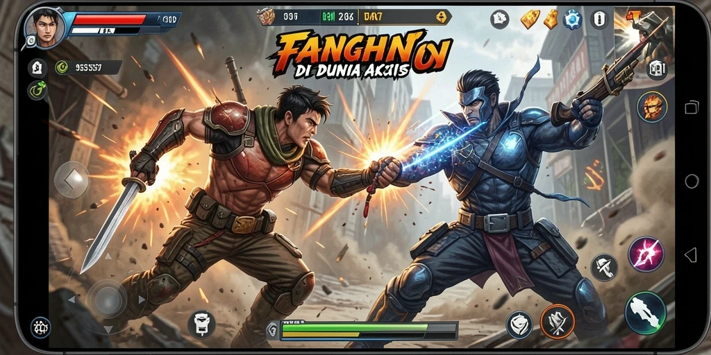 Tampilan pertarungan epik dalam game 93337 yang penuh aksi.