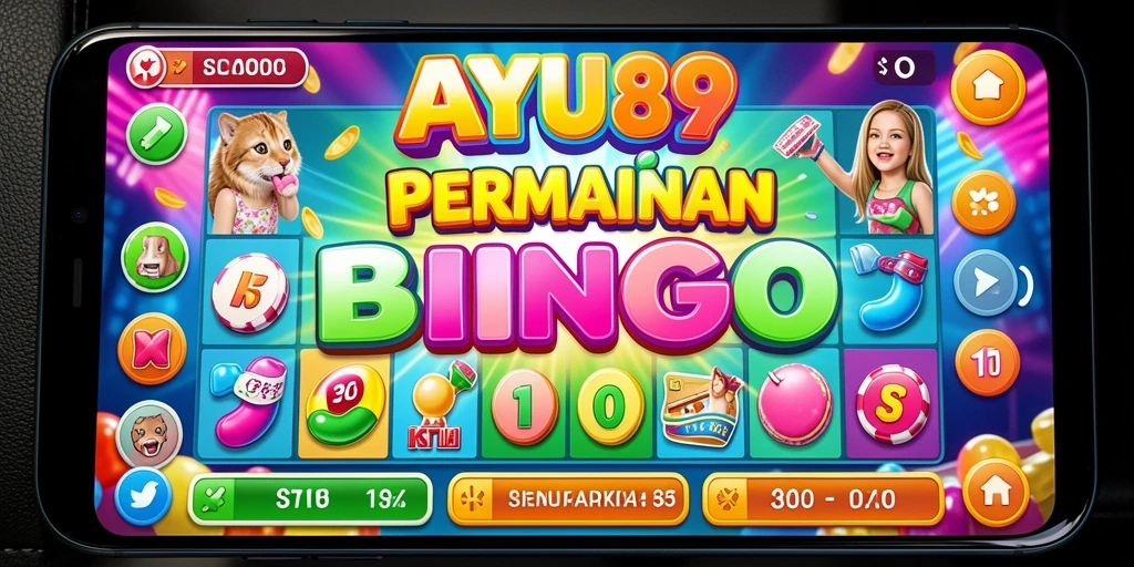Tampilan gameplay seru AYU89 dengan berbagai pilihan Bingo.
