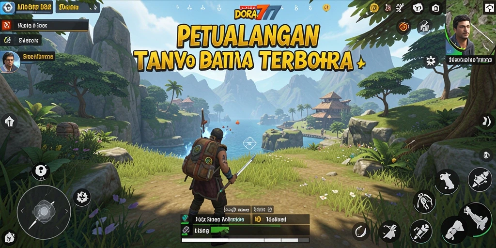 Screenshot DORA77 menampilkan gameplay Open World yang menakjubkan.