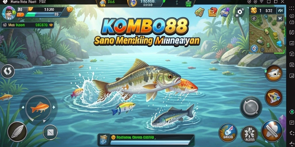 Tangkapan ikan besar dalam gameplay KOMBO88.
