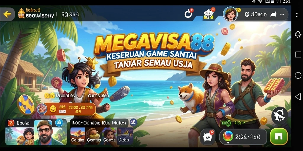 Menampilkan gameplay seru dan santai dari MEGAVISA88.