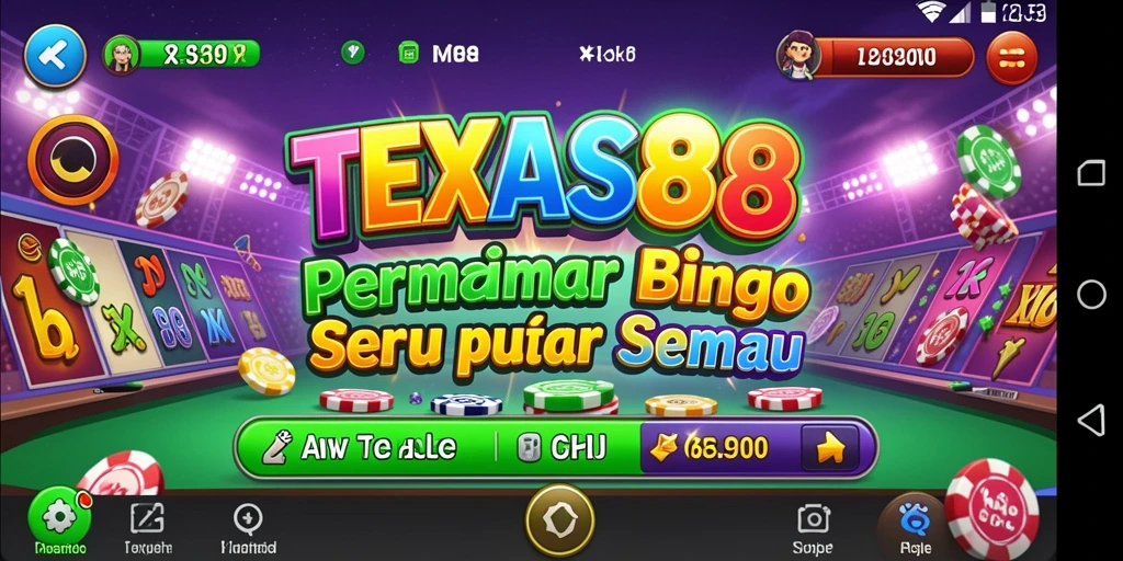 Tampilan permainan Bingo yang menarik dan interaktif.