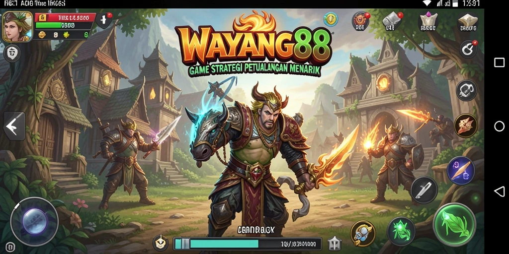 Tampilan seru dari gameplay WAYANG88 yang menarik.